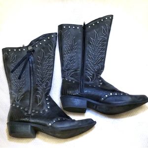 Coconuts by Matisse Black Cowboy Boots